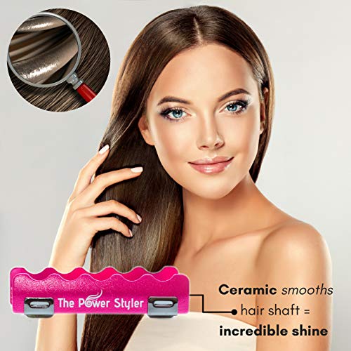 Accesorio de cerámica boquilla secador de pelo para el secador del soplo, crear liso brillante Ahorre tiempo obtener los resultados de la enderezadora del pelo o hierro desde"The Power Styler"