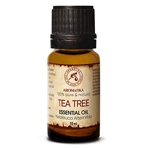 Aceite Árbol de Té 10ml - Melaleuca Alternifolia Leaf Oil - Australiano - 100% Puro y Natural - Sin Diluir - Excelente para la Belleza - Relajación - Lámpara de Aroma - Cosmética - Cuidado Corporal