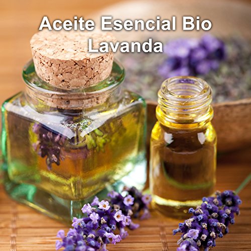 Aceite Esencial de Lavanda Puro 30 ml, 100% Natural y Bio | Antiséptico Favorece el Sueño Relajación Masajes Terapéuticos | Ideal para Humidificador Ultrasónico Aromaterapia | Fabricado en Francia