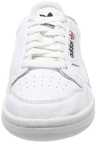 adidas Continental 80, Zapatillas de Gimnasia para Hombre, Blanco (FTWR White/Scarlet/Collegiate Navy FTWR White/Scarlet/Collegiate Navy), 39 1/3 EU