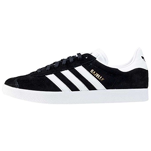 adidas Gazelle, Zapatillas de deporte Unisex Adulto, Varios colores (Core Black/White/Gold Metalic), 40 2/3 EU