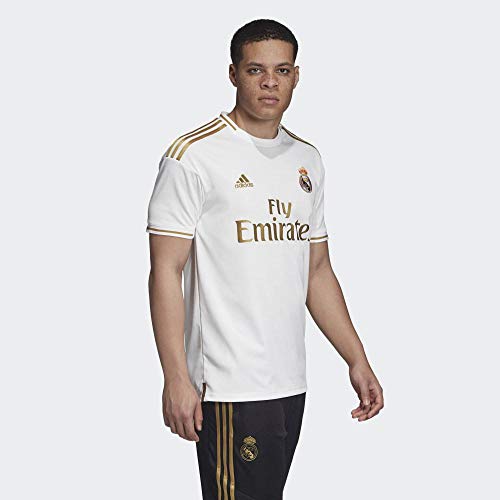 adidas Real Madrid 2019/2020 Camiseta, Hombre, Blanco (1ª Equipación), M