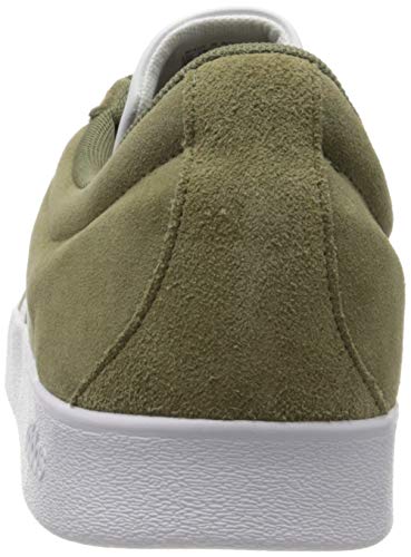 adidas Vl Court 2.0, Zapatillas de Skateboard para Hombre, Verde (Raw Khaki/Ftwr White/Ftwr White), 41 1/3 EU