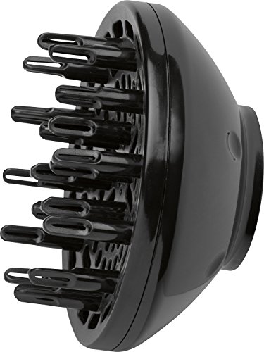 AEG HTD 5595 - Secador de pelo profesional con difusor, 3 niveles de temperatura, 2 velocidades, cable de 2 metros, 2200 W, color negro