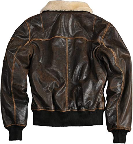 ALPHA INDUSTRIES Injector III Leather, vintage brown, L para Hombre