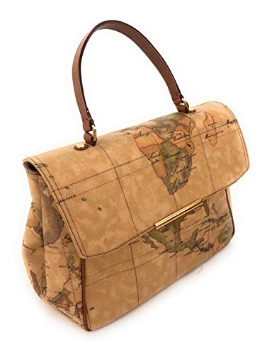 Alviero Martini Borsa A Mano Piatta Geo Classic