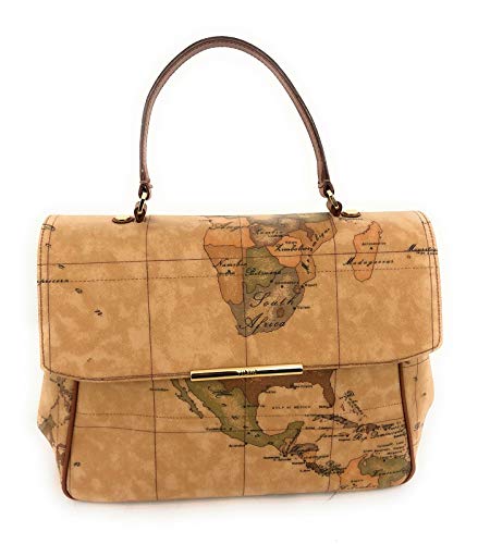 Alviero Martini Borsa A Mano Piatta Geo Classic