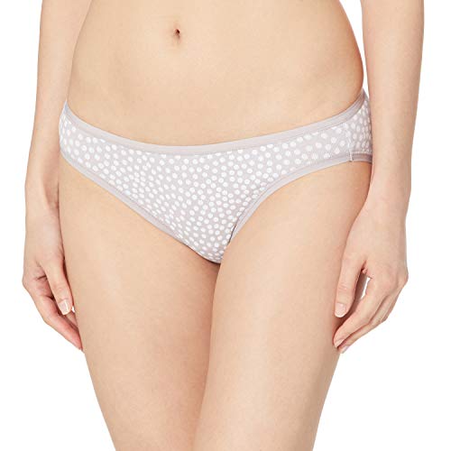 Amazon Essentials 6-Pack Cotton Bikini Braguitas, Stars & Dots, L