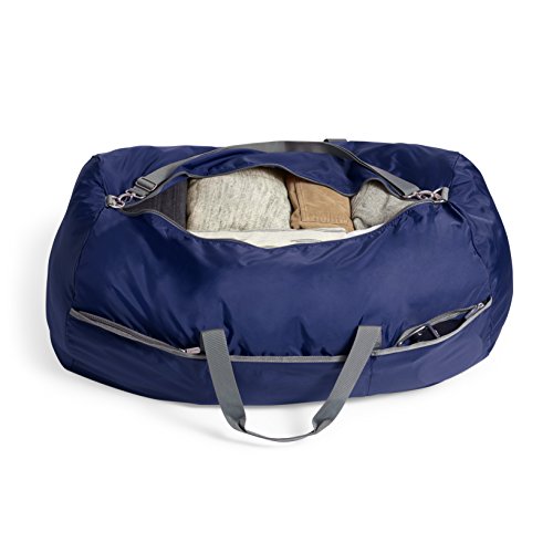 AmazonBasics - Bolsa grande de viaje/deporte (lona, 98 l), color azul marino