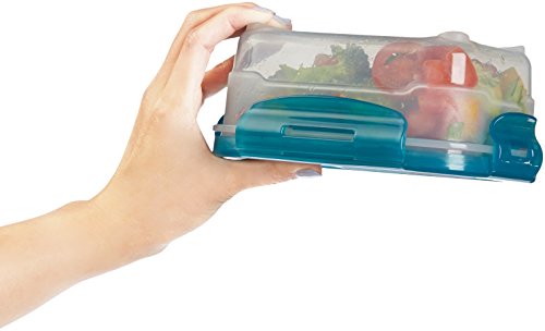 AmazonBasics: Juego de almacenamiento de comida de 3 unidades, 3 x 0,6 L