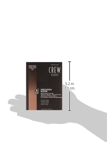 American Crew Classic Precision Blend Tinte Gel Crema (Castaño Natural) - 3 Unidades x 40 ml.