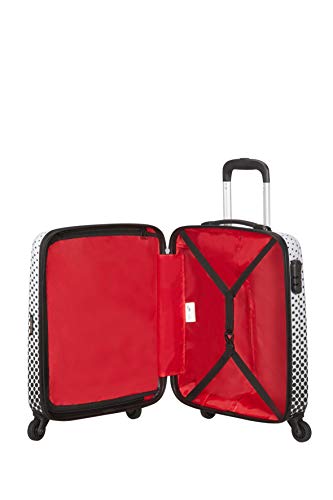 American Tourister Disney Legends Spinner S Equipaje de Mano Infantil, 55 cm, 36 L, Multicolor (Mickey Mouse Polka Dot)