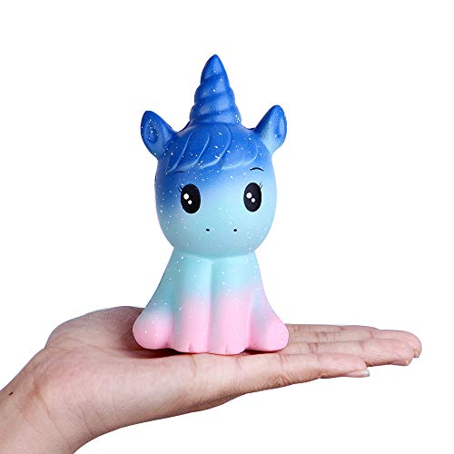 Anboor Squishies Unicornio Caballo Kawaii Suave Crecimiento Lento Perfumado Animal Squishies Alivio del estrés Juguete para ni?os