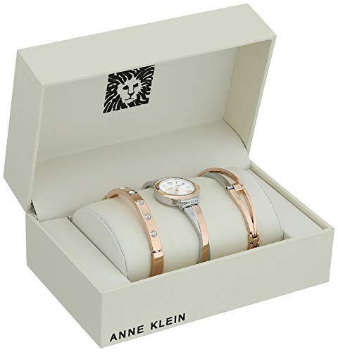 Anne Klein Women's AK-2245RTST Rose-Gold Stainless-Steel Japanese Quartz Fashion Watch