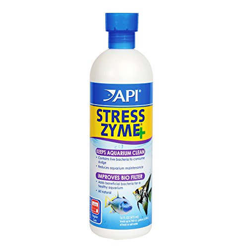 API Stress Zyme Agua Dulce y Agua Salada Acuario solución de Limpieza