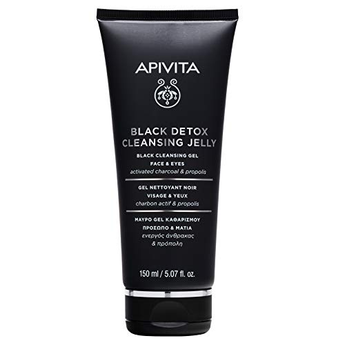 Apivita Black Detox Cleansing Jelly for Face & Eyes 150ml