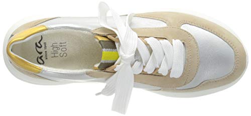 ARA Roma, Zapatillas para Mujer, Amarillo Camel Oro Blanco Amarillo 07, 37 EU