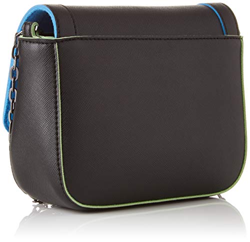 Armani Exchange - Crossbody Bag Colorful, Shoppers y bolsos de hombro Mujer, Negro (Black), 15x6.5x20 cm (B x H T)