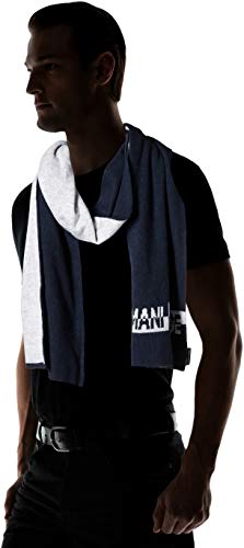 Armani Exchange Knitwear Set conjunto bufanda, gorro y guantes, Azul (Navy 1510), Talla única (Talla del fabricante: TU) (Pack de 2) para Hombre