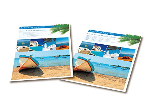 Avery España 1398-200 - Pack de 200 folios de papel fotográfico para impresoras láser, 210 x 297 mm, color blanco