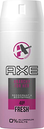 Axe Axe Anarchy for Her - Spray corporal sin sales de aluminio, 150 ml