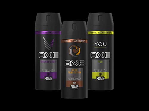 Axe Dark Temptation Desodorante - Paquete de 3 x 150 ml - Total: 450 ml