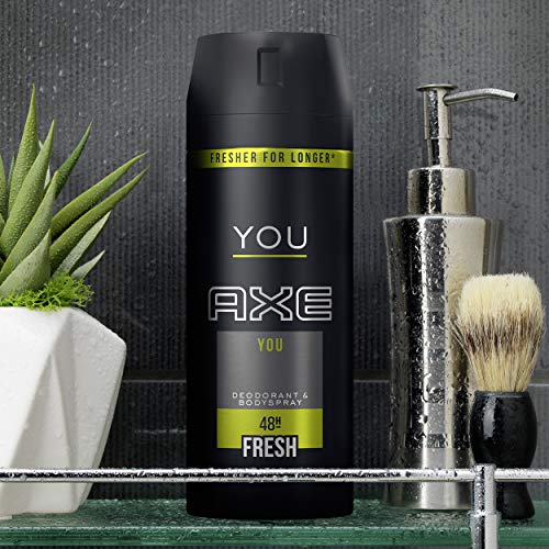 AXE You - Desodorante Bodyspray para hombre, 48 horas de protección, 150 ml, pack de 3