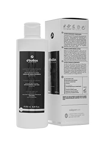 B D. BULLON D'Bullón Profesional Loción Hidratante Tonificante, Solución sin Alcohol con Aloe Vera Ecológico - 250 ml