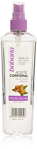 Babaria Aceite Almendras Dulces Aceite Corporal Piel Seca Vaporizador Aceite Corporal - 300 ml