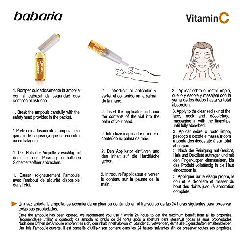 Babaria Ampollas Faciales Antiox Defense Vitamica C 5 uds 2 ml