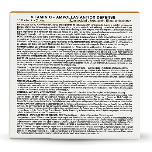 Babaria Ampollas Faciales Antiox Defense Vitamica C 5 uds 2 ml