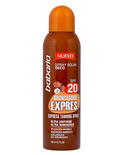 BABARIA bronceador express spf 20 spray 200 ml