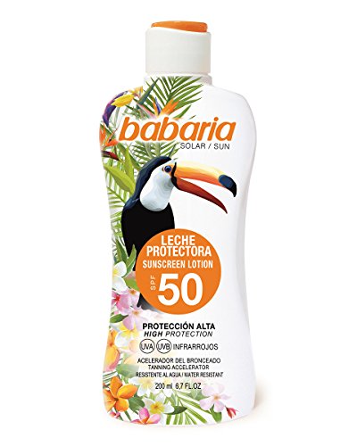 Babaria Leche Protector Solar Tropical F50 - 200 ml