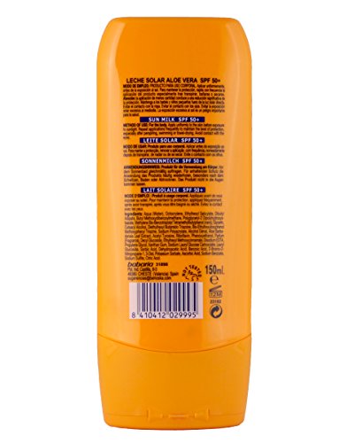 Babaria leche solar aloe vera spf50+ 150ml