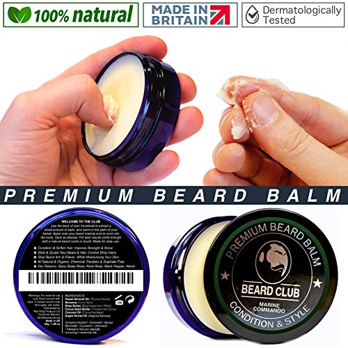 Bálsamo Barba Premium | Billionaire | Los Mejores Barba de Loción Suavizante| Naturales y Orgánicos | Excelente Para el Cuidado del Cabello y el Crecimiento