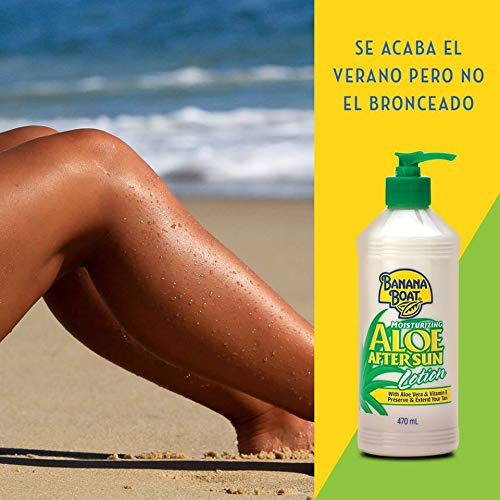 Banana Boat After Sun Lotion - Crema Hidratante y Reparadora para Después de la Exposión al Sol , Loción Solar Aftersun de 470 ml