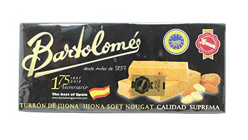 Bartolomé desde antes de 1837 Pack 2 Cajas Turrón - Alicante y Jijona - 2 x 150 Gramos