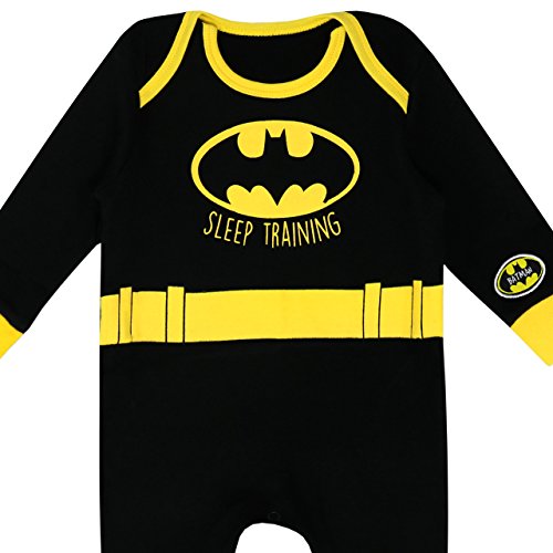 Batman Pijama Entero para Niños Bebés DC Comics - 3-6 Meses