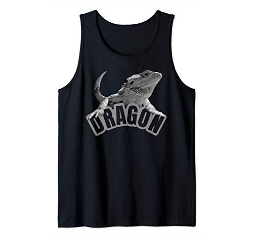 Bearded Dragon Shirt Reptiles Pet Lizard Shirt Clothing Camiseta sin Mangas