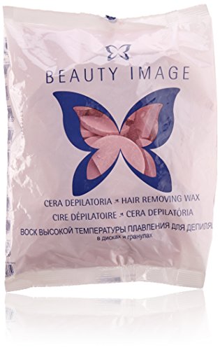 Beauty Image 20006101, Cera Depilatoria, pastilla, Rosa, 1000 gr