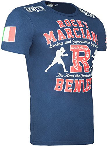 BENLEE Rocky Marciano T-Shirt Trägerhemd Gymnasium Camiseta, Hombre, Azul Marino, S