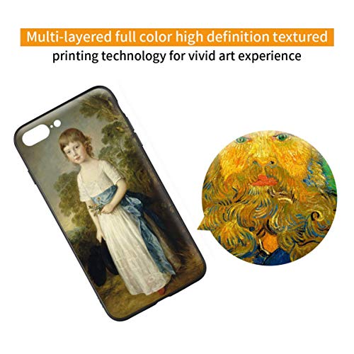 Berkin Arts Thomas Gainsborough para iPhone 7 Plus&iPhone 8 Plus/Caja del teléfono Celular de Arte/Impresión Giclee UV en la Cubierta del móvil(Master John Calorehcote)