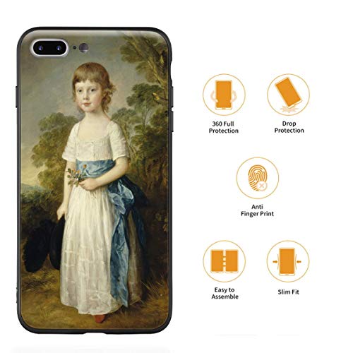 Berkin Arts Thomas Gainsborough para iPhone 7 Plus&iPhone 8 Plus/Caja del teléfono Celular de Arte/Impresión Giclee UV en la Cubierta del móvil(Master John Calorehcote)