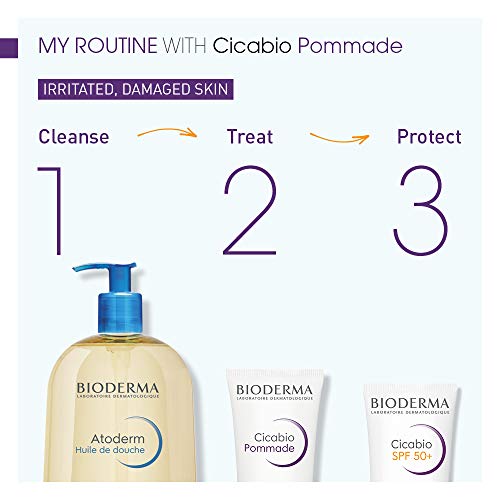 Bioderma Cicabio Pommade crema corporal 40 ml - Cremas corporales (Calmante, Piel seca, Tubo, 40 ml)