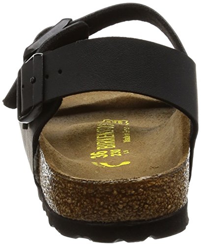 Birkenstock Milano Birko-Flor - Sandalias de dedo con correa en el tobillo unisex, suelas blandas, talla 40 (normal)