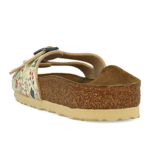 Birkenstock Schuhe Ibiza Birko-Flor Schmal Meadow Flowers Beige (1013547) 36 Beige