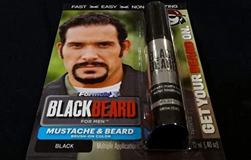 Blackbeard for Men - Cepillo temporal de color 12 ml, color negro