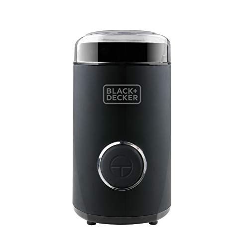 Black+Decker BXCG150E Molinillo de café, 150 W, Plástico, Negro