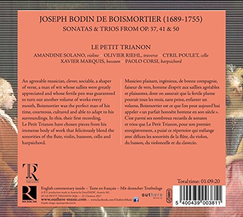 Boismortier : Sonatas Y Trios / Le Petit Trianon