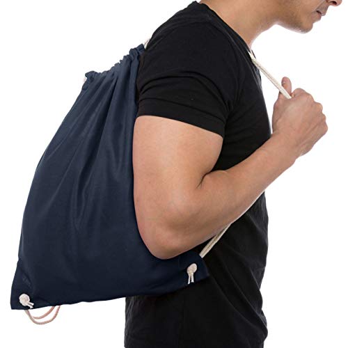 Bolsa de deporte vanVerden, en 14 colores, incluyetarjeta de regalo (en alemán), Unisex, T999-Blanko-Navy, French Navy (Dunkel Blau)